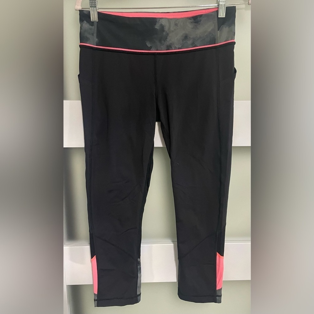 Black and Pink Leggings by lululemon athletica
